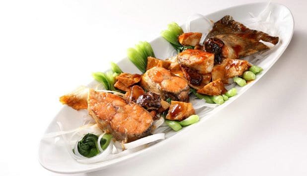 紅燒挪威三文魚尾