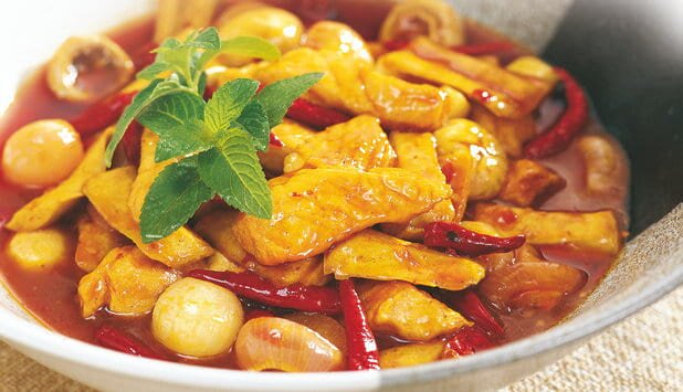 砂鍋蘑菇三文魚